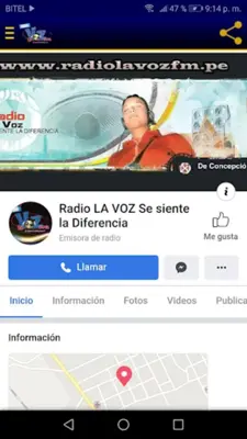 Radio La Voz android App screenshot 1